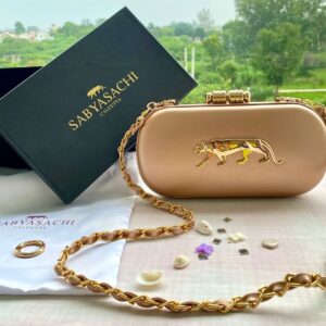 Sabyasachi Gold Satin